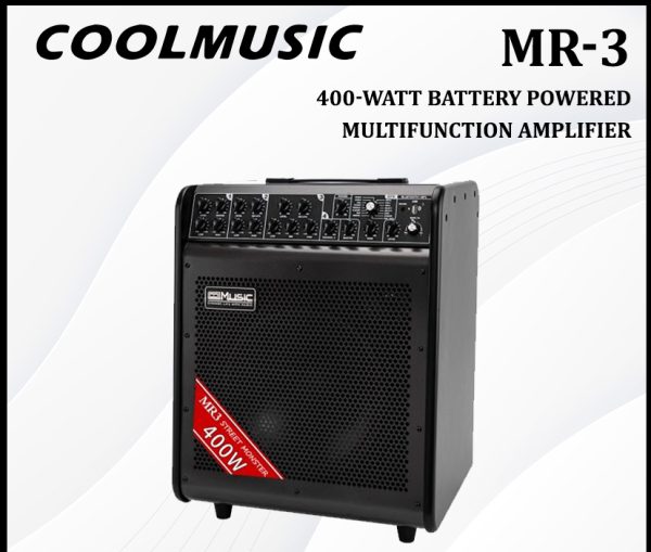 CoolMusic 400-Watt Battery Powered Multifunction Amplifier – MR-3